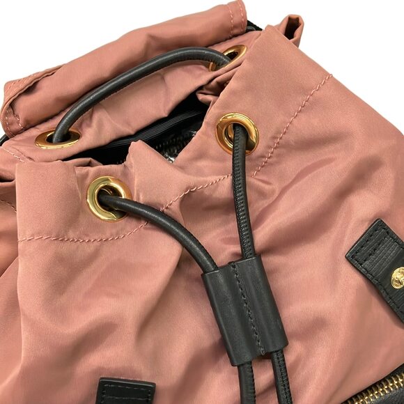 Burberry LONDON ENGLAND Backpack 4020959 Pink Beige Black Nylon Leather main image 6